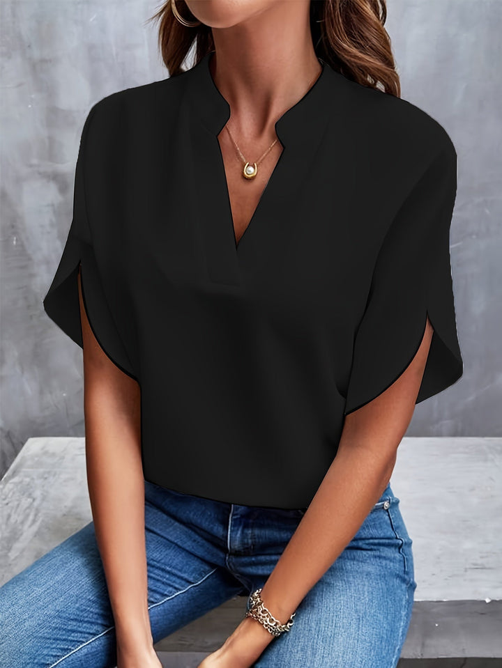 Damen Bluse aus Baumwoll-Viskose für Sommer (5)