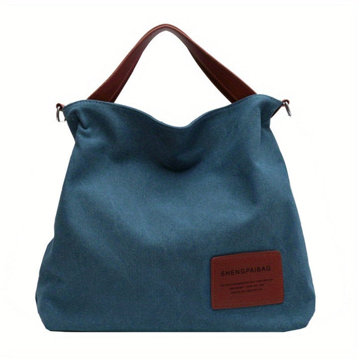 Damen Canvas Schultertasche für den Alltag (6)