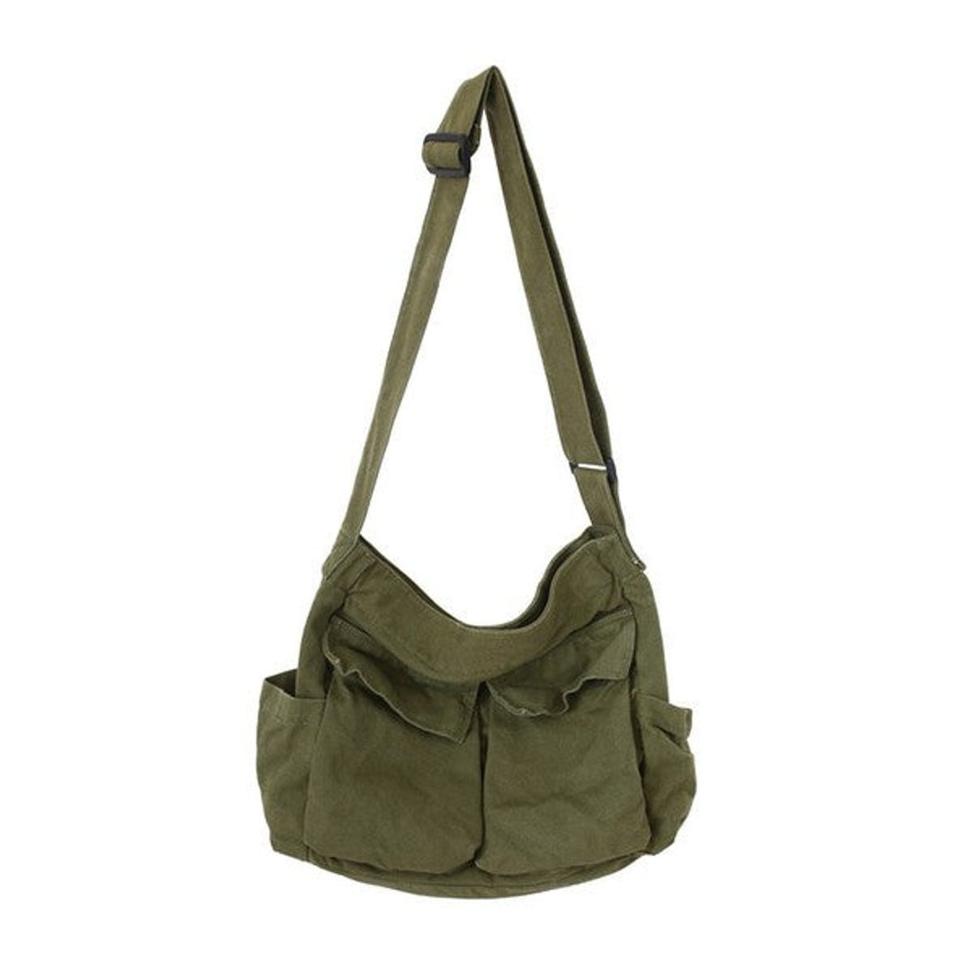 Damen Canvas Umhängetasche für jeden Tag (6)