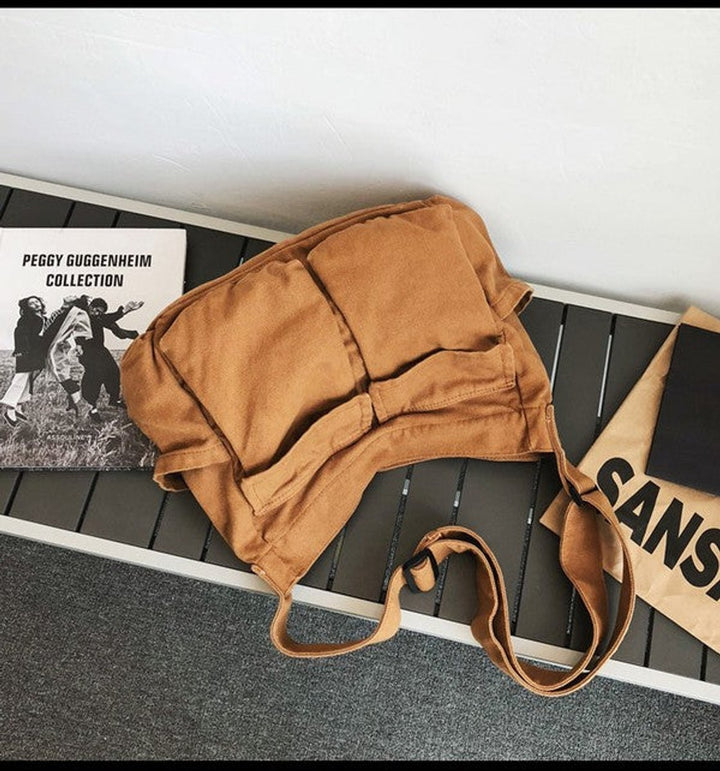 Damen Canvas Umhängetasche für jeden Tag (7)