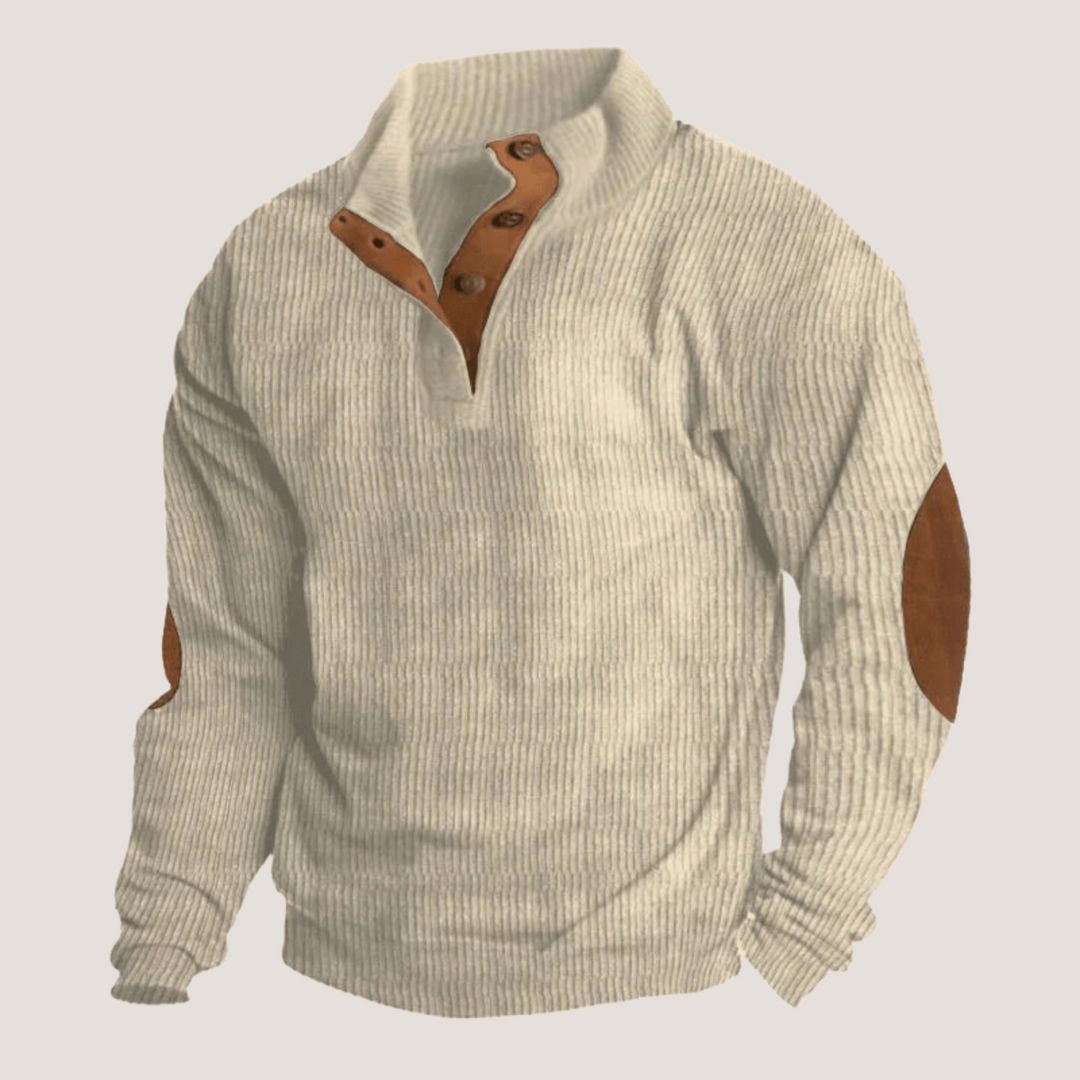 Damen Cardigan mit klassischem Rippenmuster in Beige