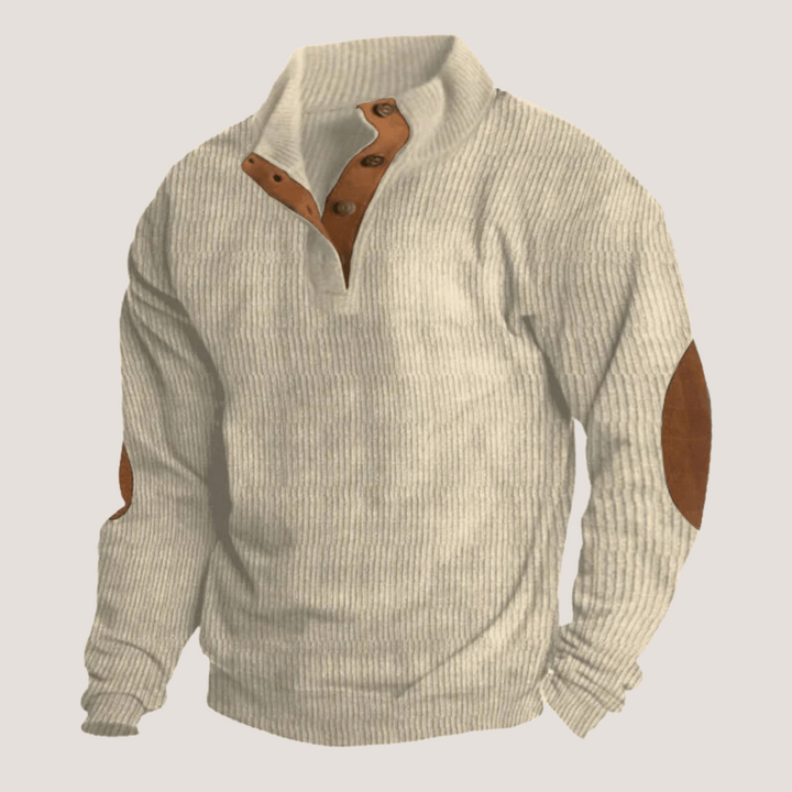 Damen Cardigan mit klassischem Rippenmuster in Beige