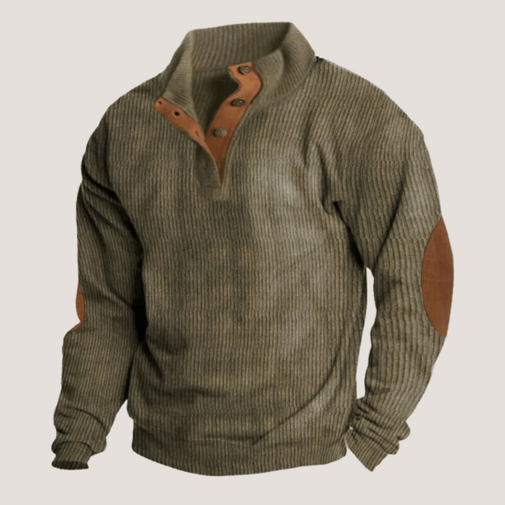 Damen Cardigan mit klassischem Rippenmuster in Grün (fast ausverkauft)
