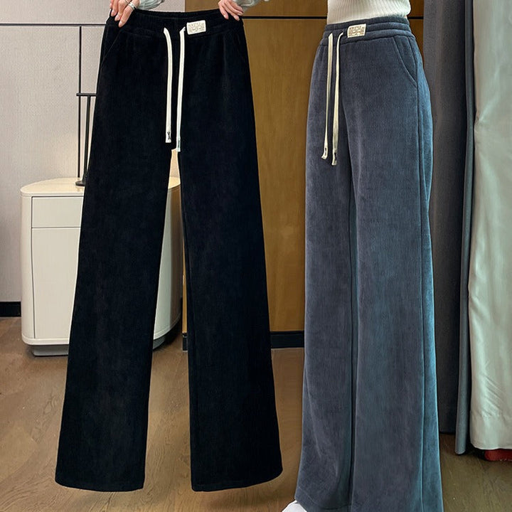 Damen Cargohose aus Chenille mit wärmender Fütterung