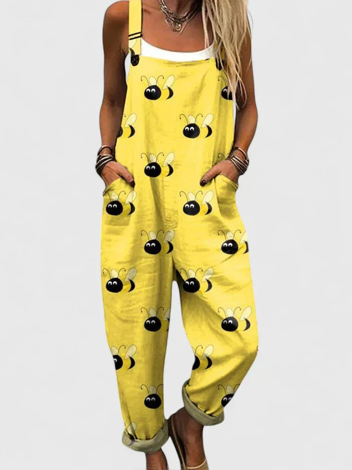 Damen Casual Jumpsuit für den Sommer in Mehrfarbig