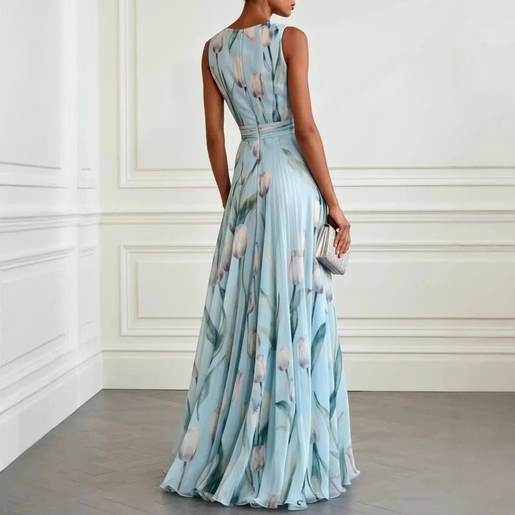 Damen Chiffon Maxikleid für festliche Hochzeitsgäste (3)