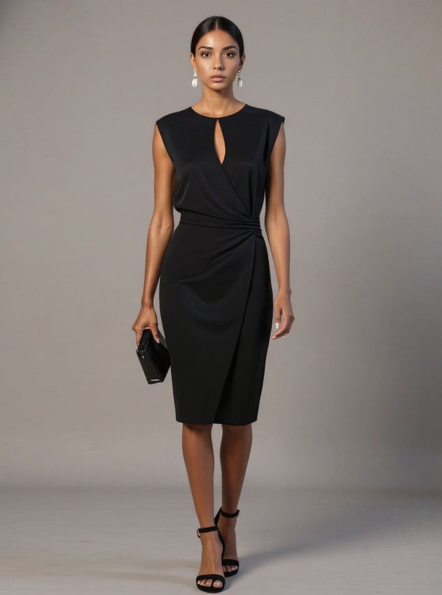 Damen Cocktailkleid für elegante Abende in Schwarz