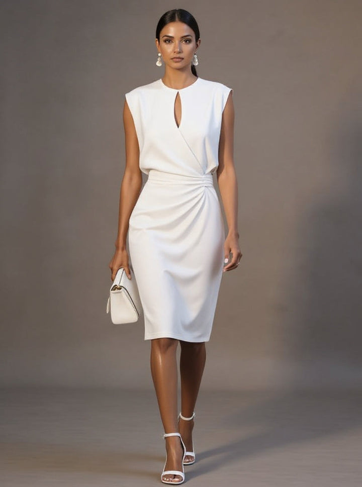 Damen Cocktailkleid für elegante Abende in Weiß