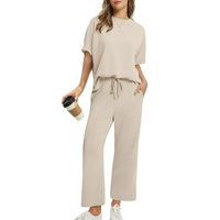 Emilia | Damen Comfort-Set mit Ankelhose aus Baumwolle