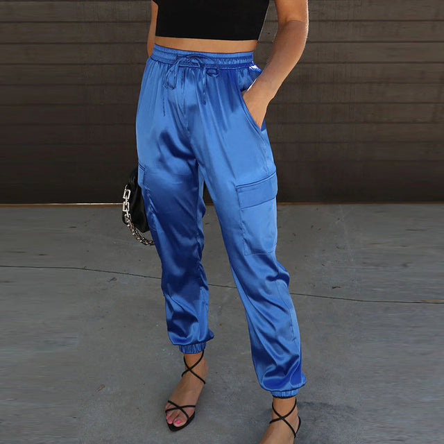 Damen Elegante Alltags-Hosen in Blau