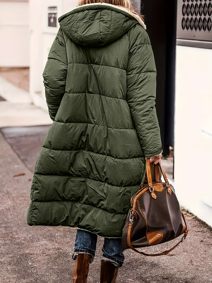 Damen elegante lange Jacke für Herbst (7)