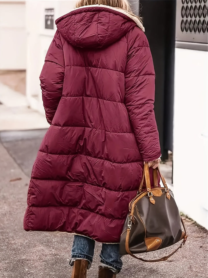 Damen elegante lange Jacke für Herbst (8)