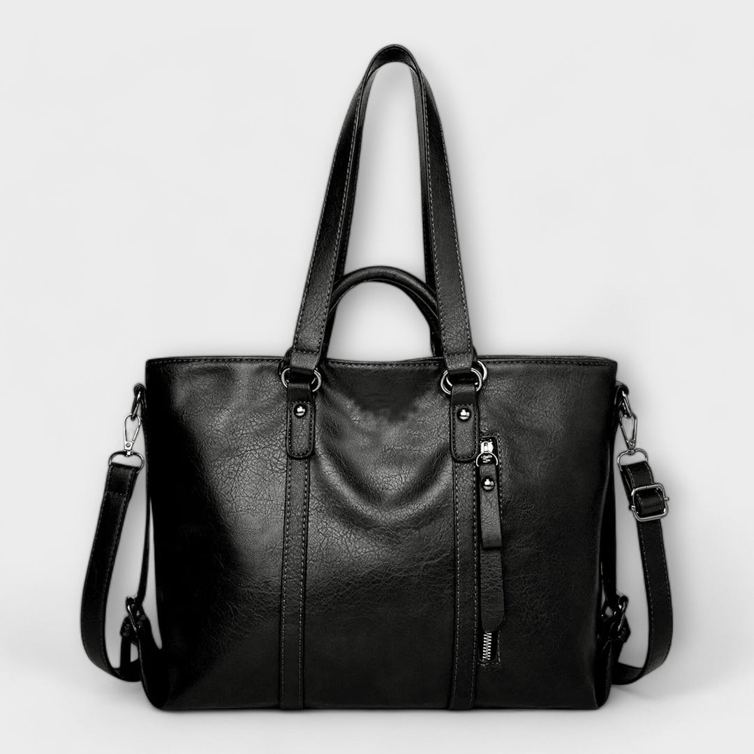 Damen Elegante Tragetasche aus weichem Leder (3)