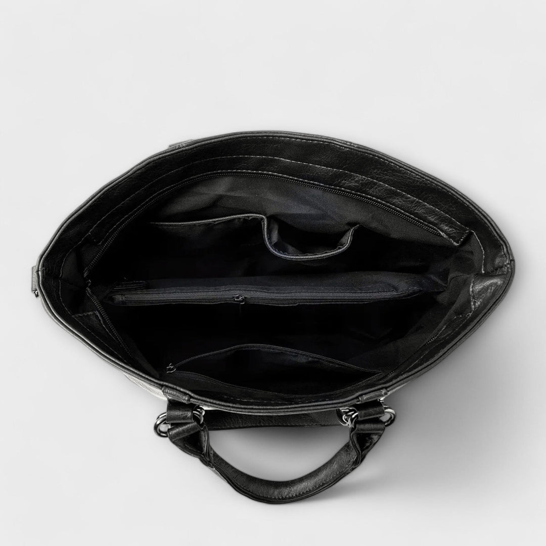 Damen Elegante Tragetasche aus weichem Leder (7)