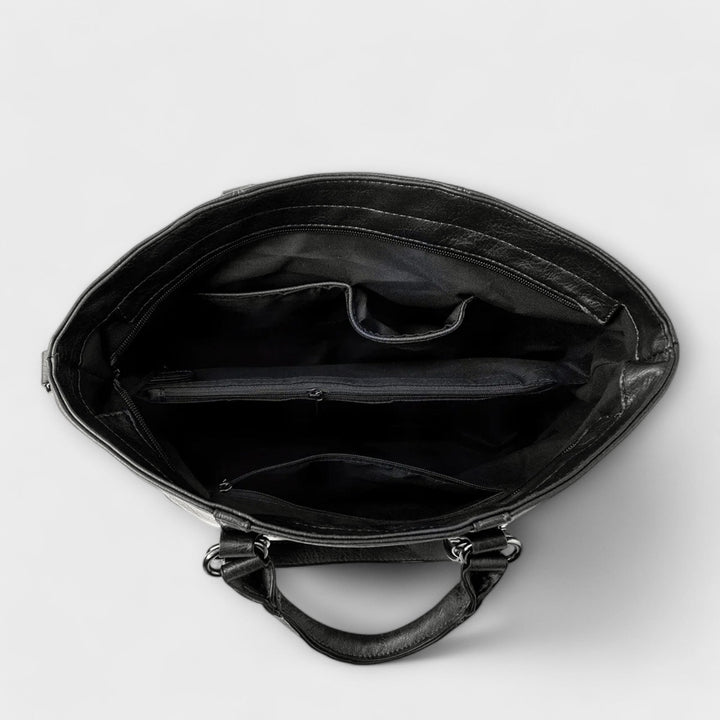 Damen Elegante Tragetasche aus weichem Leder (7)