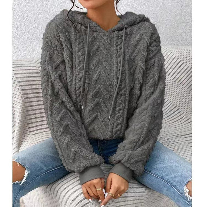 Damen eleganter Pullover für den Alltag in Dunkelgrau