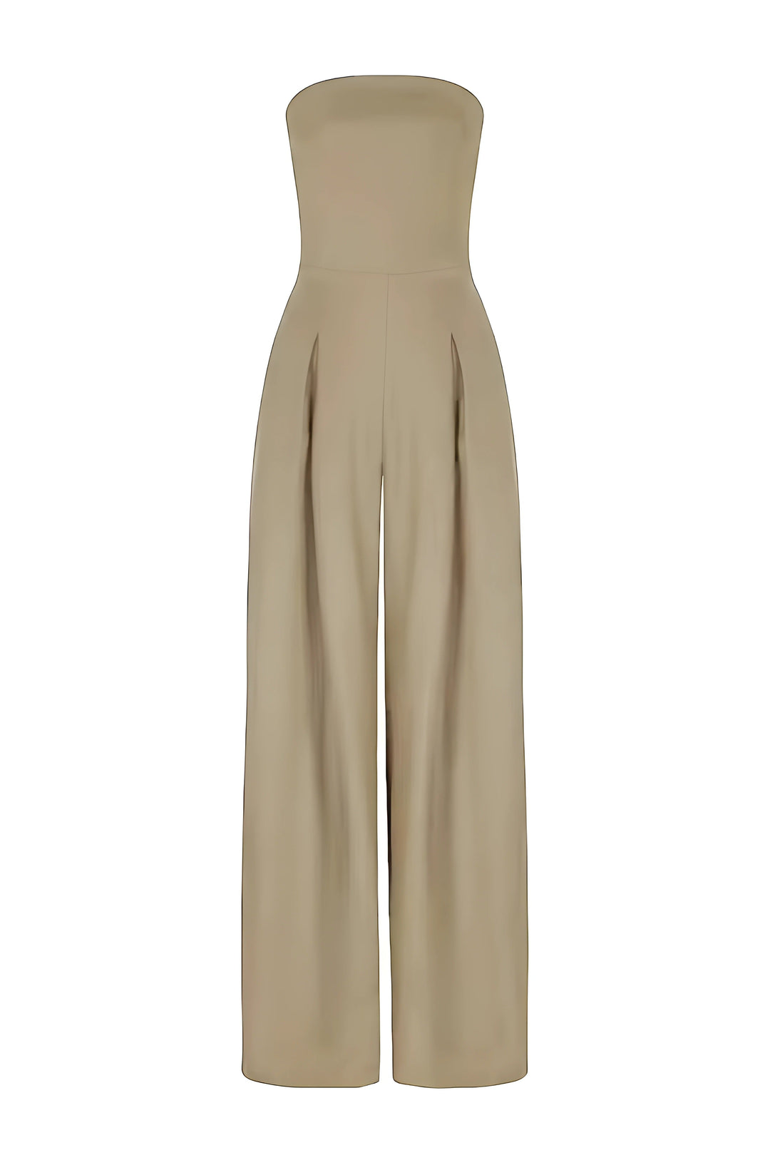 Damen Eleganter Strapless Polyester Anzug-Set für Abende (6)