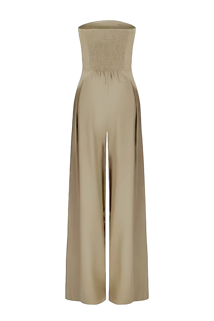 Damen Eleganter Strapless Polyester Anzug-Set für Abende (9)