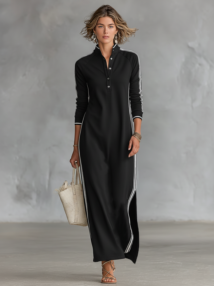 Damen Elegantes Abendkleid aus Sweatshirt (8)
