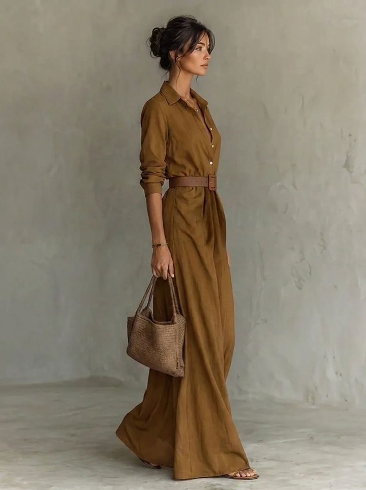 Damen Elegantes Abendkleid in Maxilänge mit Spitze (2)