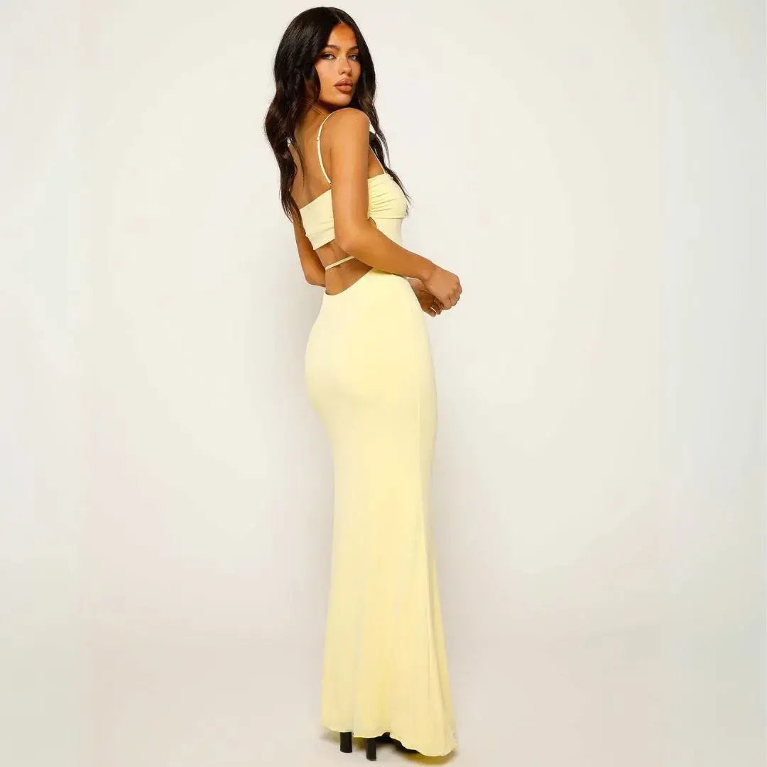 Damen elegantes Abendkleid Maxi für formale Anlässe (3)