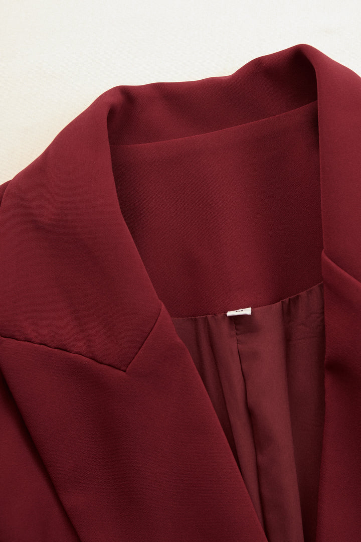 Damen elegantes Blazer-Kleid für Hochzeitsgäste (11)