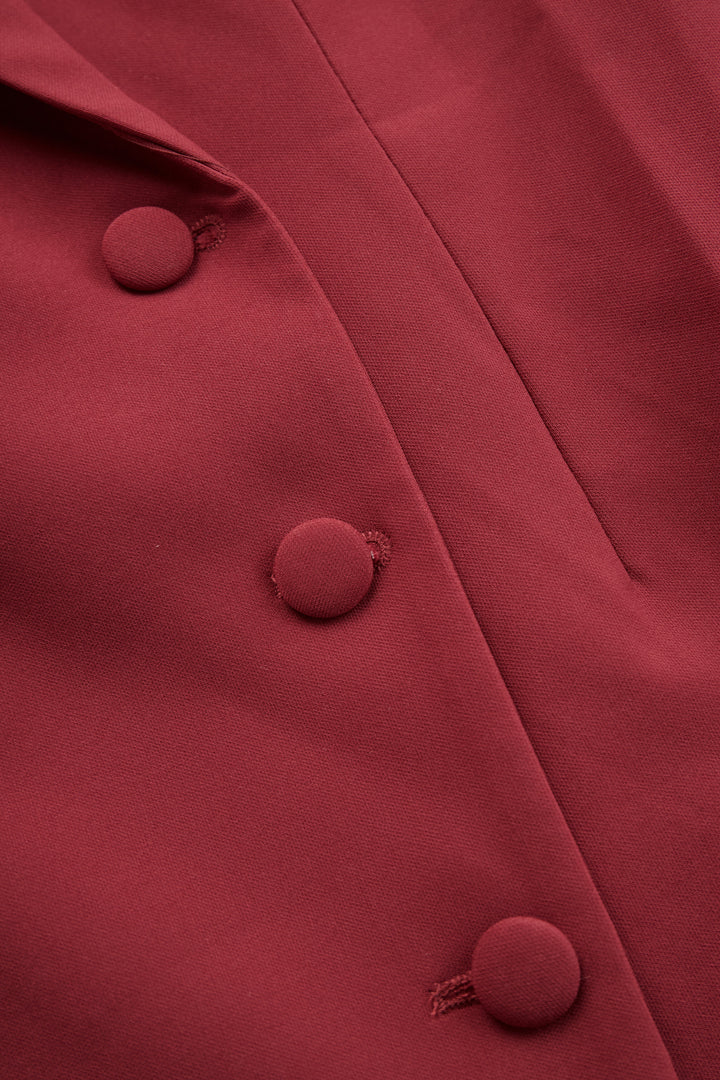Damen elegantes Blazer-Kleid für Hochzeitsgäste (12)