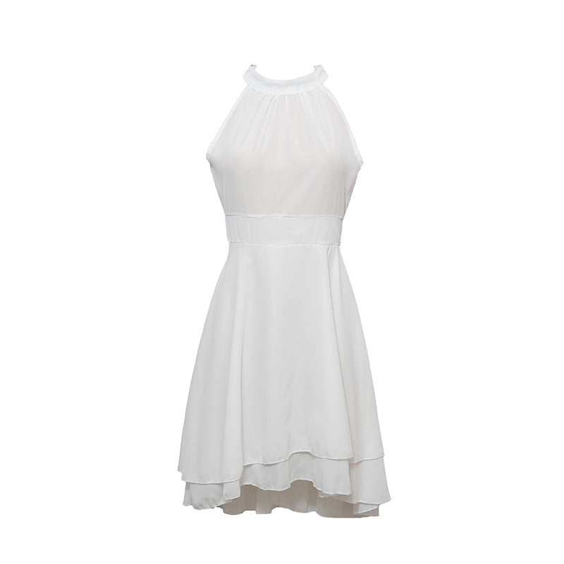 Damen elegantes Halterkleid vielseitig kombinierbar (13)