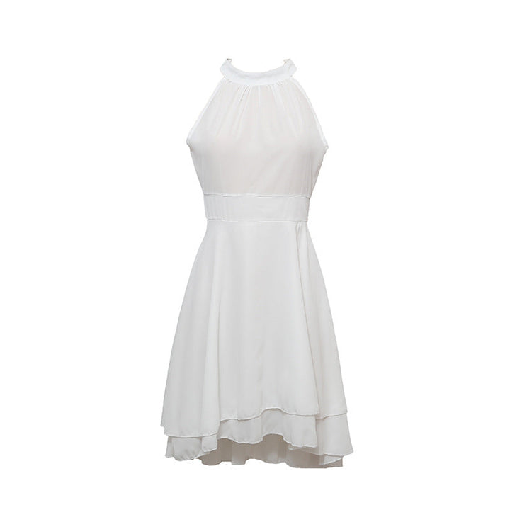 Damen elegantes Halterkleid vielseitig kombinierbar (13)