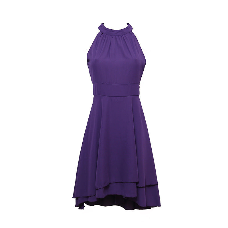 Damen elegantes Halterkleid vielseitig kombinierbar (9)