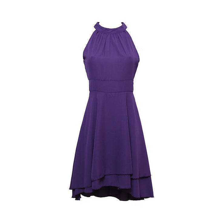 Damen elegantes Halterkleid vielseitig kombinierbar (9)