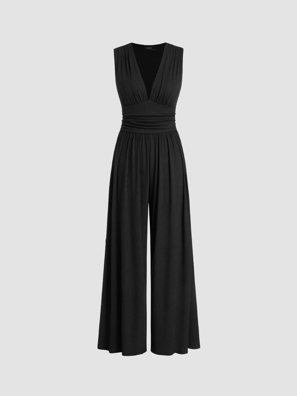 Damen elegantes Herbstkleid für Freizeit und Abende in Schwarz