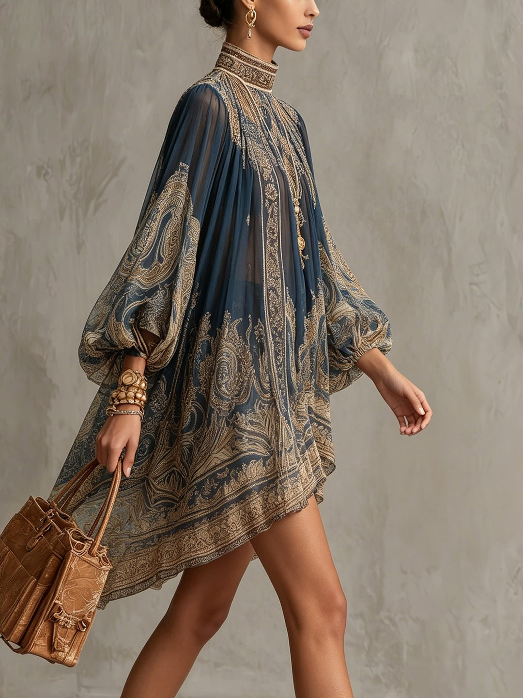 Damen elegantes Kleid im Barock-Stil (3)