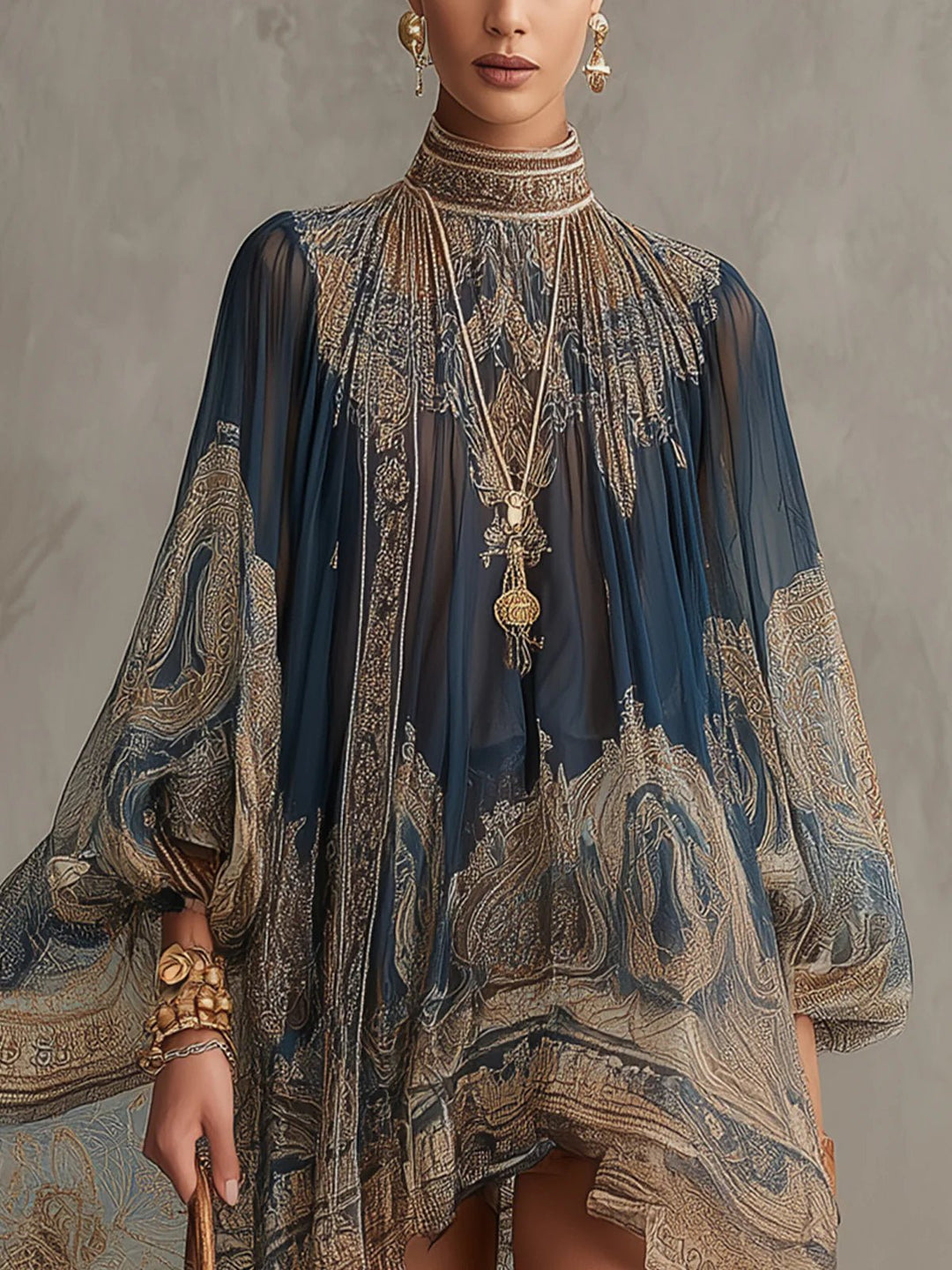 Damen elegantes Kleid im Barock-Stil (4)