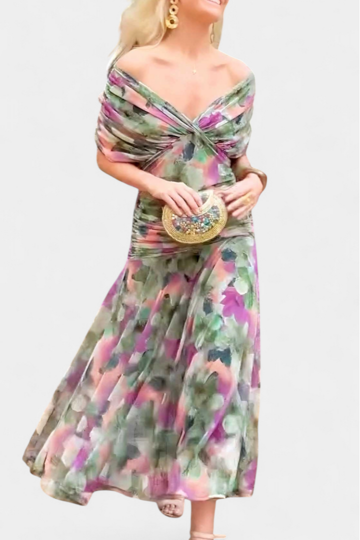 Damen Elegantes Kleid im Drapé-Stil (10)