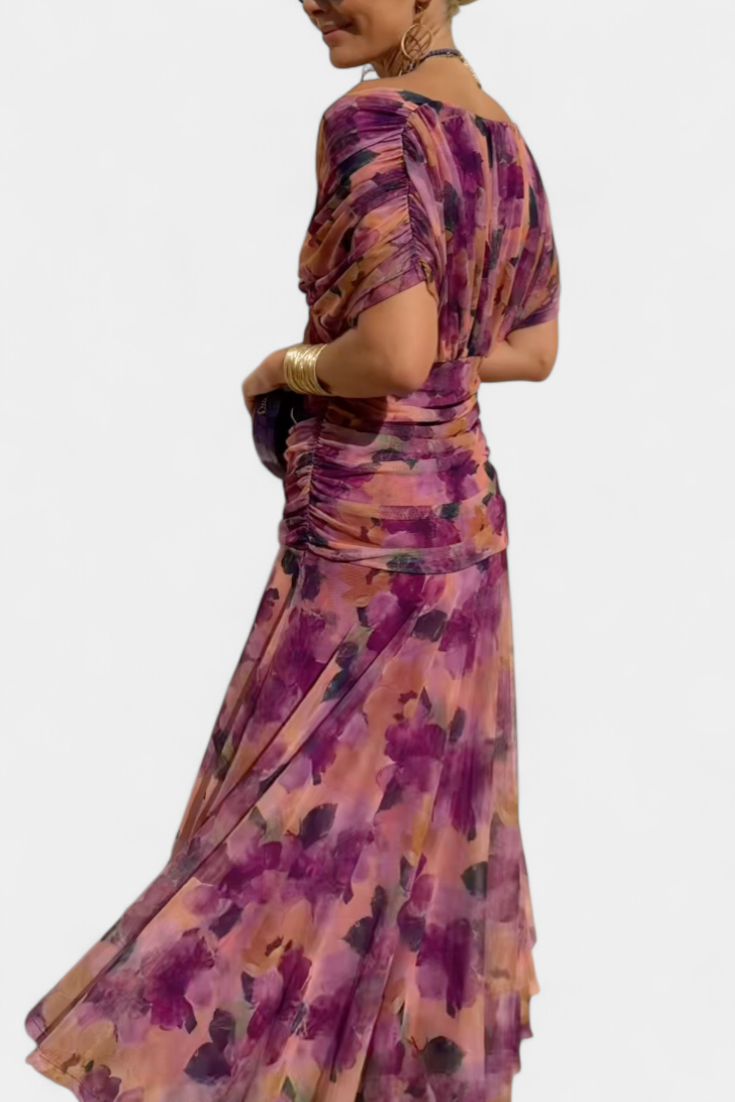 Damen Elegantes Kleid im Drapé-Stil (13)