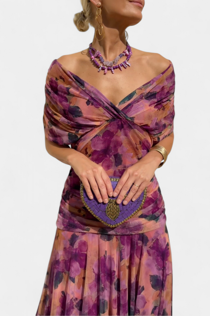 Damen Elegantes Kleid im Drapé-Stil (14)