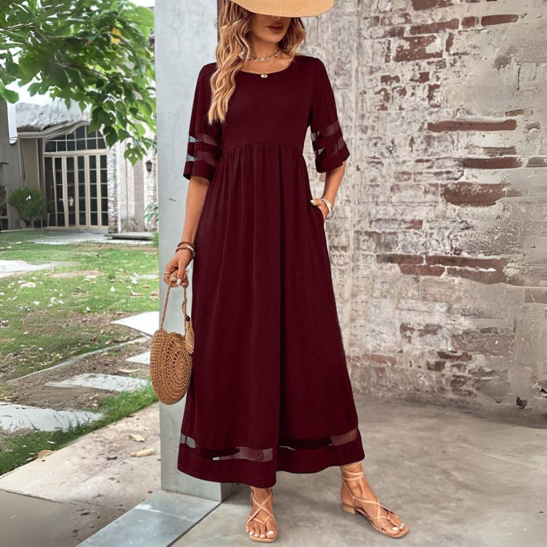 Damen Elegantes Maxikleid für den Alltag (6)
