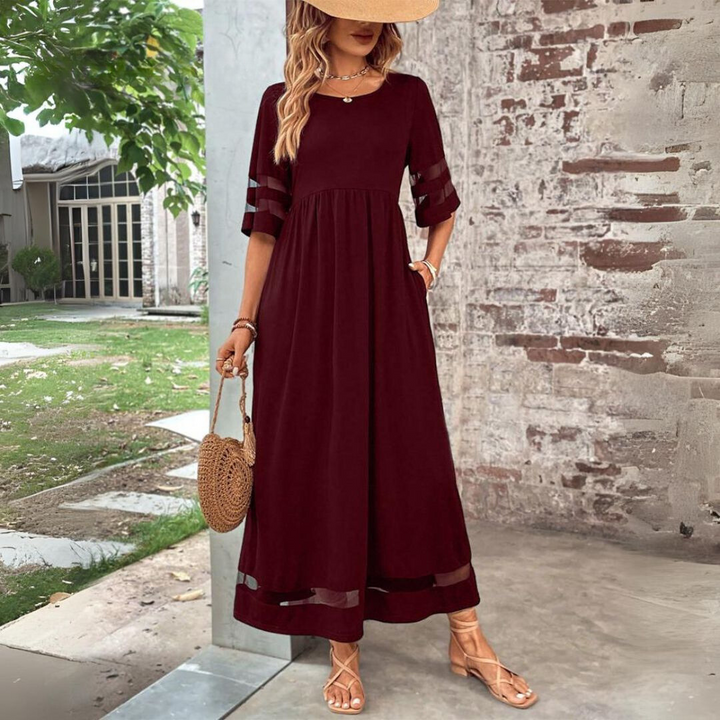 Damen Elegantes Maxikleid für den Alltag (6)
