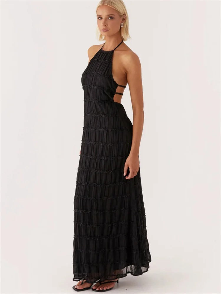Damen elegantes Maxikleid für Hochzeitsgäste Sommer
