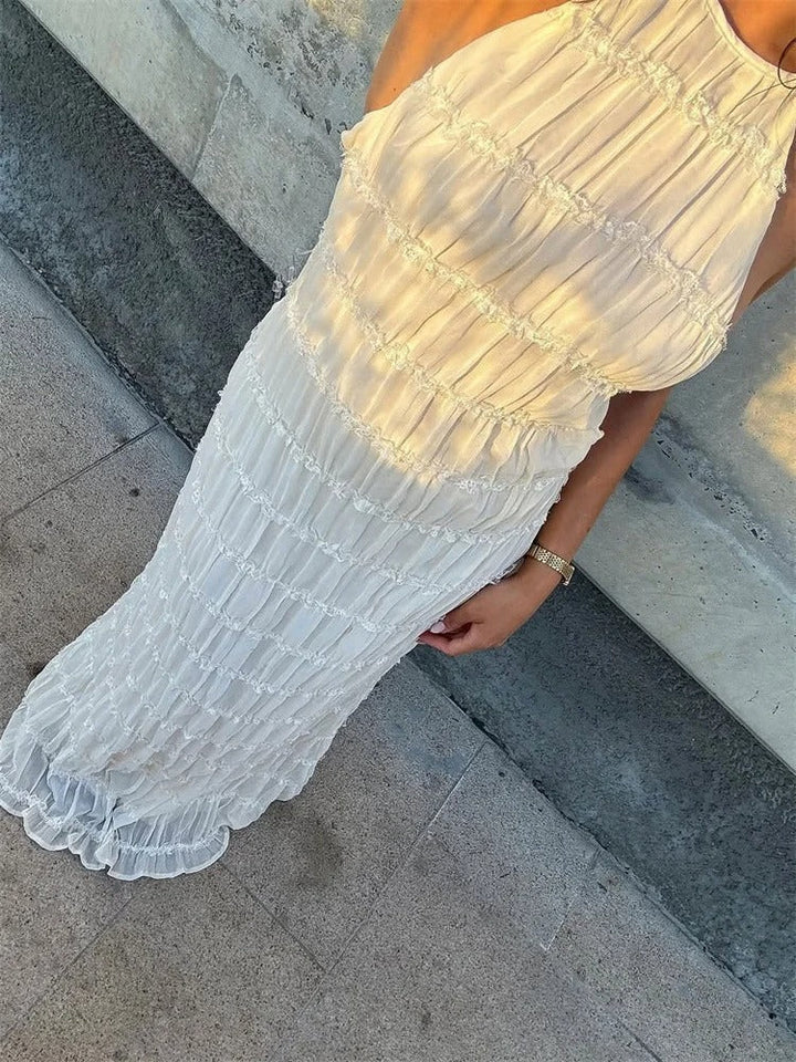 Damen elegantes Maxikleid für Hochzeitsgäste Sommer (6)