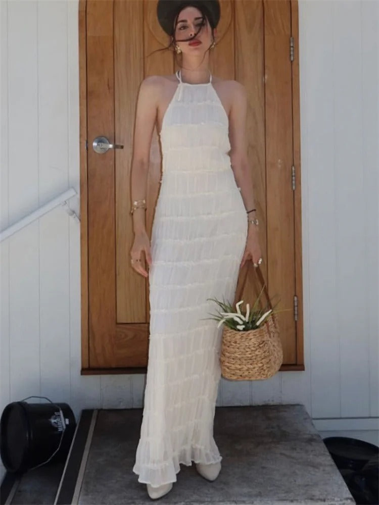 Damen elegantes Maxikleid für Hochzeitsgäste Sommer (9)