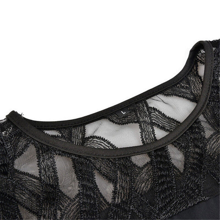 Damen Elegantes Maxikleid in Übergrößen (10)
