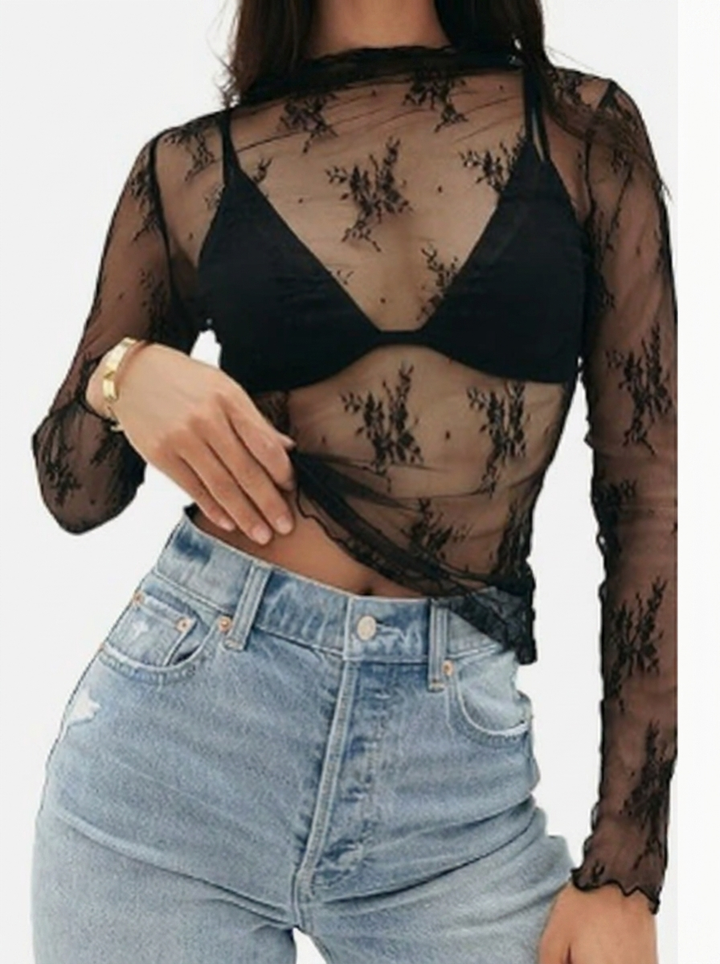Damen Elegantes Spitzen-Set zum Schichten (8)