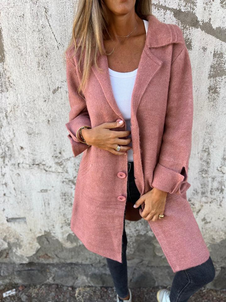 Damen entspannte Strickjacke im lässigen Schnitt (2)