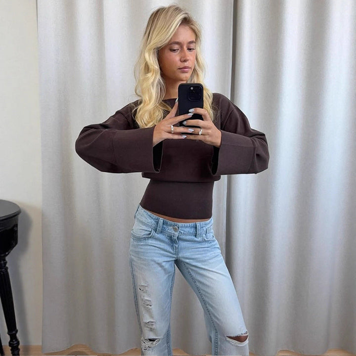 Damen Feinstrick-Pullover mit eleganter Taillierung (2)