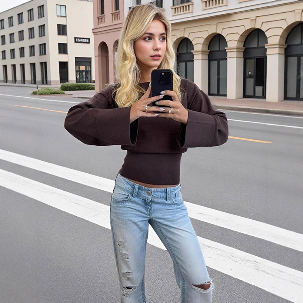 Damen Feinstrick-Pullover mit eleganter Taillierung (4)