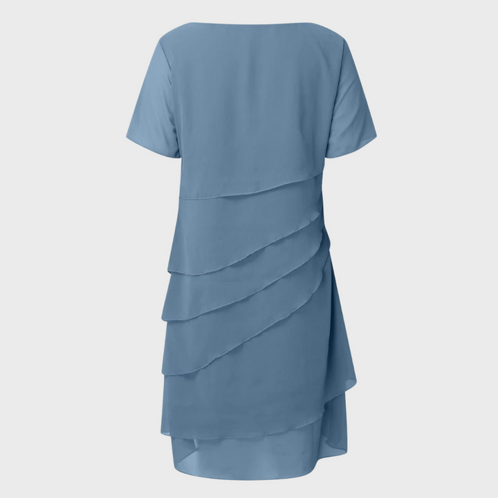 Damen Festliches Chiffonkleid für Hochzeiten (8)