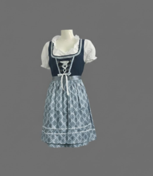 Damen Festliches Dirndl mit Bluse zum Oktoberfest (3)