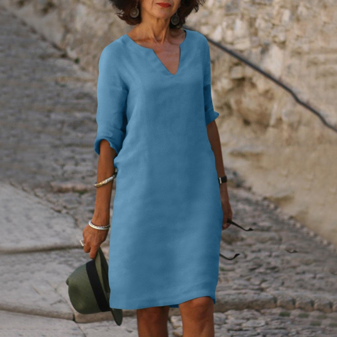 Damen Festliches Kleid für Hochzeitsgäste in Hellblau